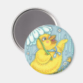 4月シャワー春CHYAK MAGNET ROUND マグネット (正面/裏面)