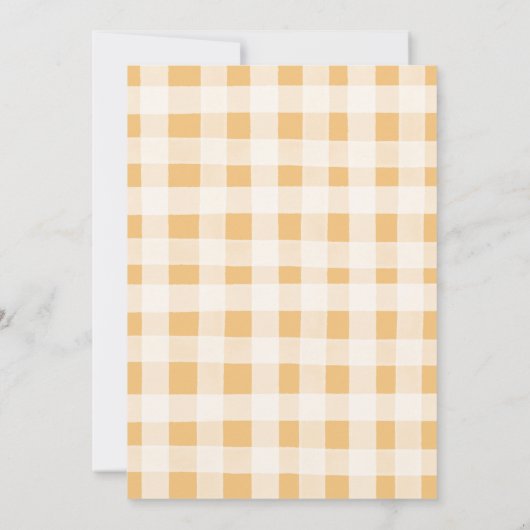 4月シャワー5月の花の水色をもたらす 招待状 (裏面)