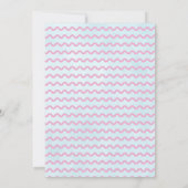 4月シャワー5月の花をもたらす春赤ちゃんシャワー 招待状 (裏面)