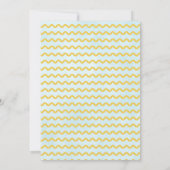 4月シャワー5月の花をもたらす春赤ちゃんシャワー 招待状 (裏面)