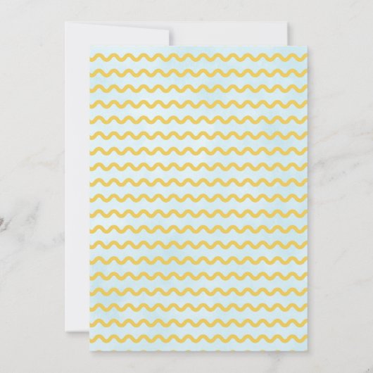 4月シャワー5月の花をもたらす春赤ちゃんシャワー 招待状 (裏面)