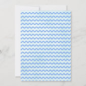 4月シャワー5月の花をもたらす春赤ちゃんシャワー 招待状 (裏面)