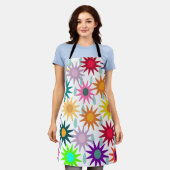 4月シャワー5月の花 エプロン (着用した状態)