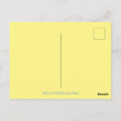 4月シャワー5月の花、春シック葉書 ポストカード (裏面)