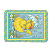 4月シャワー5月の花、春チックマグネット マグネット (横)