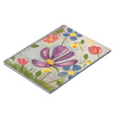 4月シャワー。カラフル,抽象芸術フローラアート ノートブック (左側)