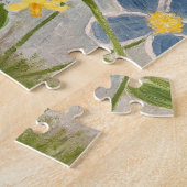 4月シャワー。カラフル,抽象芸術フローラ ジグソーパズル (側面)