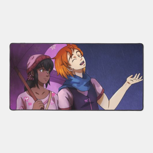 4月シャワー デスクマット (正面)