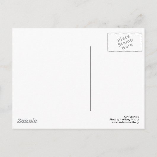 4月シャワー ポストカード (裏面)