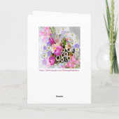 4月ブーケ カード (裏面)