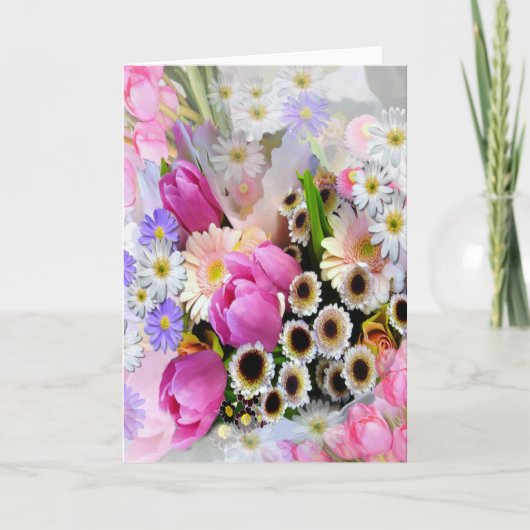 4月ブーケ カード (正面)