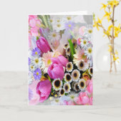 4月ブーケ カード (黄色い花)