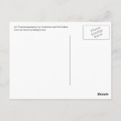 4月マッカルによるOVERCOMPENSATING漫画はがき ポストカード (裏面)