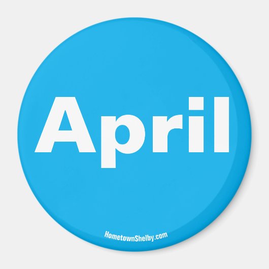 4月磁石 マグネット (正面)