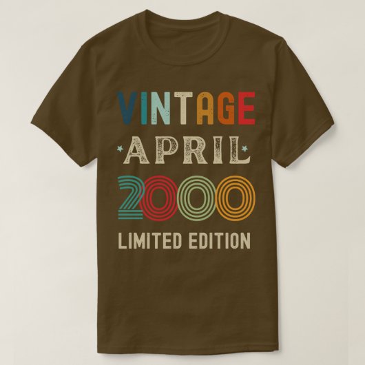 4月誕生日ギフト37 Tシャツ (デザイン正面)