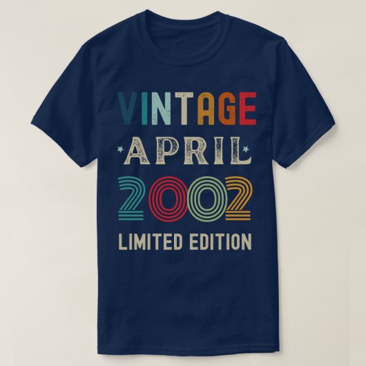 4月誕生日ギフト4 Tシャツ (デザイン正面)