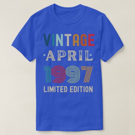 4月誕生日ギフト6 Tシャツ (デザイン正面)
