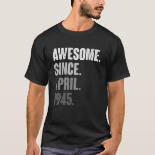 4月誕生日78th装飾78歳ビンタグ tシャツ