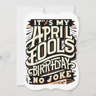 4月1日の誕生日エイプリルおもしろいフールズお祝い