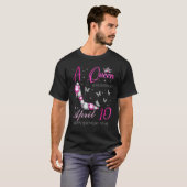 4月10日の生まれ4月10日の誕生日 Tシャツ (正面フル)