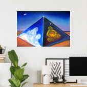 4月10日 日#100. テンプル? ポスター (ホームオフィス)