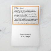 4月12日は、全国のグリルチーズの日です カード (内部)