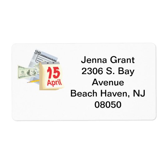 4月15日 – ラベル (正面)