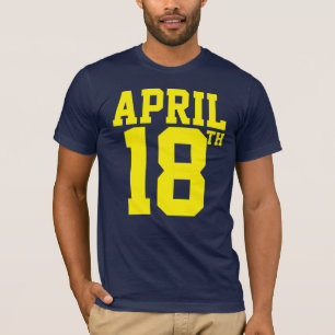 4月18日シャツ Tシャツ