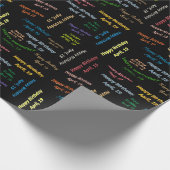 4月19日誕生日ギフト包装紙 ラッピングペーパー (角)