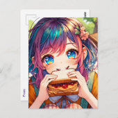 4月2日はナショナルピーナッツバター&ジェリーデー ポストカード (正面/裏面)