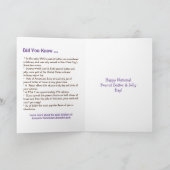 4月2日は、ピーナッツバターとジャムの日です カード (内部)