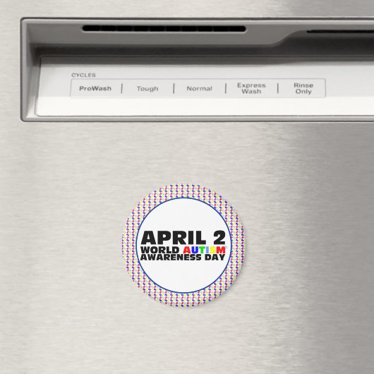 4月2日世界自閉症啓発デー マグネット (インサイチュ (食洗機))