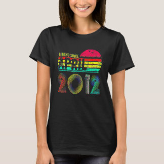 4月20日生まれのレジェンド!10歳の誕生日おめでとう Tシャツ