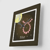 4月20日。マイウール スクエア壁時計 (傾斜)