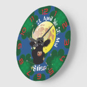 4月20日。マイウール ラージ壁時計 (傾斜)