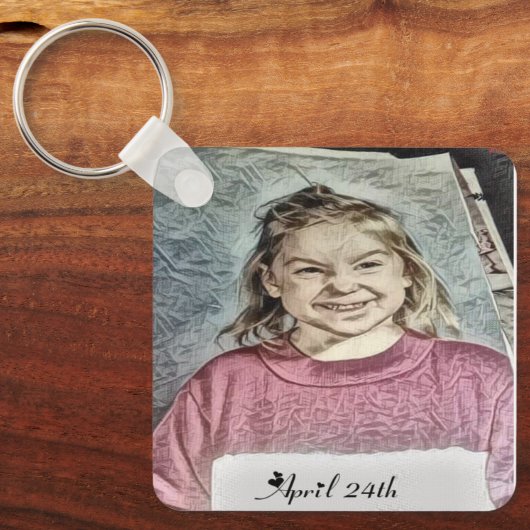 4月24日 キーホルダー (正面)