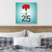 4月25日，カーネーション革命，ポルトガル キャンバスプリント (インサイチュ (寝室))