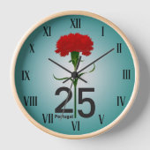 4月25日,カーネーション革命,ポルトガル 壁時計 (正面)