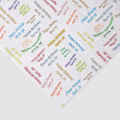 4月26日誕生日ティッシュペーパー 薄葉紙 (詳細)