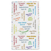 4月26日誕生日抱き枕 スモールペーパーバッグ (裏面)