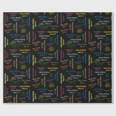 4月27日誕生日ギフト包装紙 ラッピングペーパー (フラット)