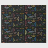 4月30日誕生日ギフト包装紙 ラッピングペーパー (フラット)