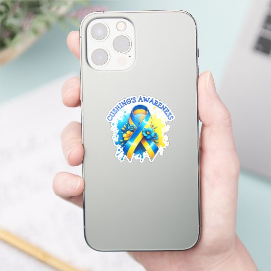 4月8日はクッシング病啓発の日です シール (スマートフォン)