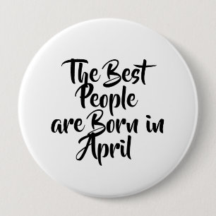 "4月"の誕生日ボタン 缶バッジ