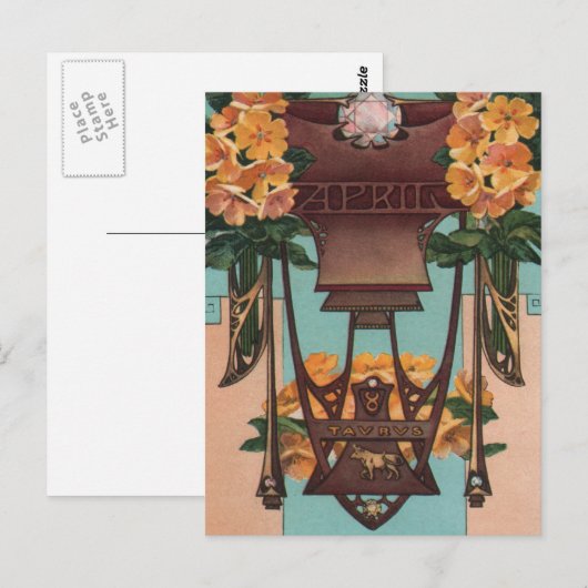 4月 – タウロス ポストカード (正面/裏面)