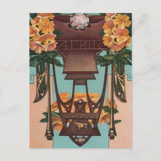 4月 – タウロス ポストカード (正面)