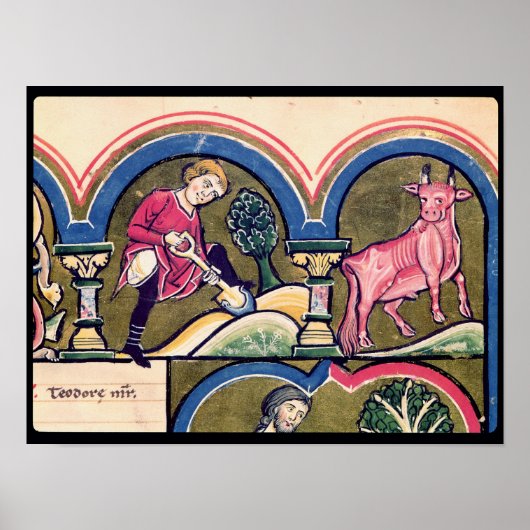 4月：農民掘り ポスター (正面)