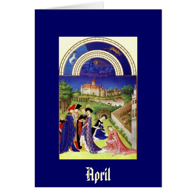 4月- Tres Riches Heures du Duc deの果実 (正面)