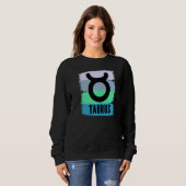 4月BiのTaurus Queen Astrology生まれのシンボル スウェットシャツ (正面フル)