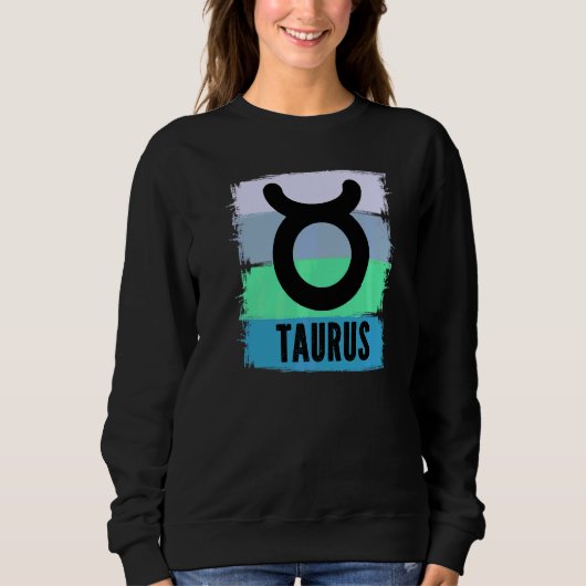 4月BiのTaurus Queen Astrology生まれのシンボル スウェットシャツ (正面)